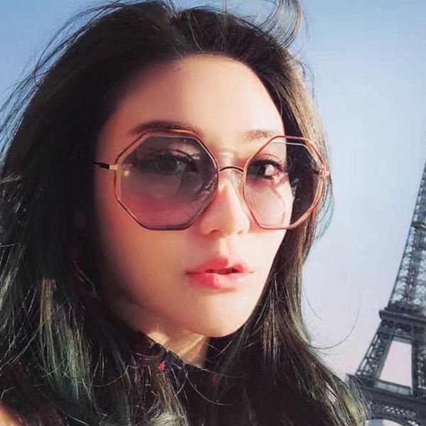 gafas de sol hexagonales mujer