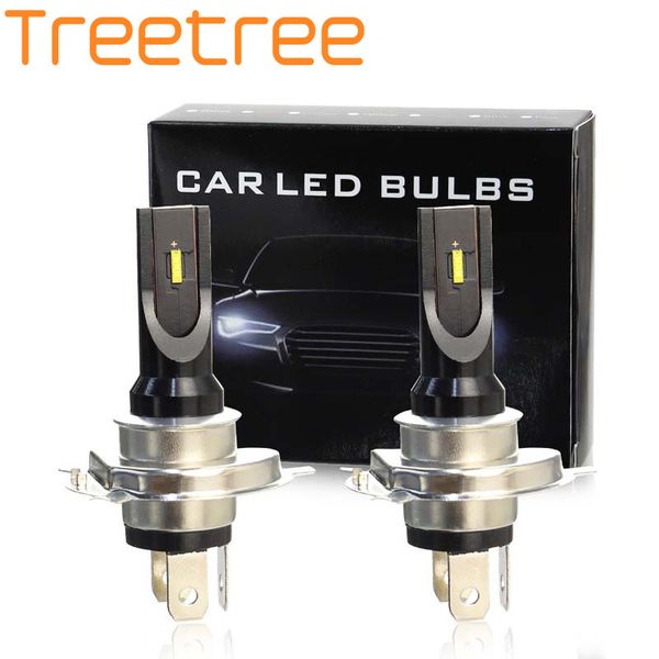 

2pcs 1200lm h7 h4 led car lights led bulbs hi/lo beam white daytime running lights drl fog light 6000k 12v driving lamp