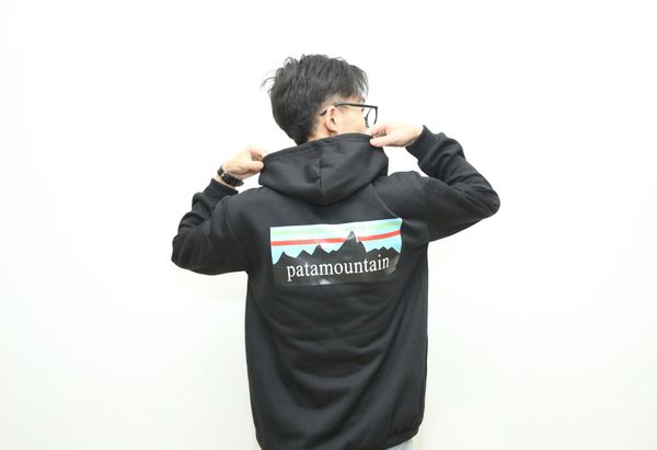 

19fw подросток patamountain letters толстовка мужчины женщина весна осень одежда толстовка, Black