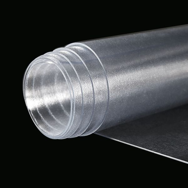

60x120cm 1.5mm pvc table soft glass frosted transparent waterproof anti-scalding oil-disposable table mat cryst