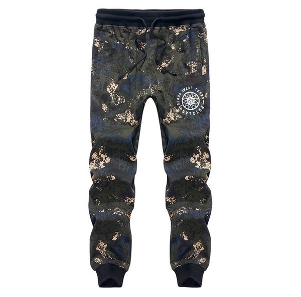 

Camouflage Pattern Mens Sports Pants Designer Plus Size 7XL Drawstring Trousers Fashion Homme Casual Loose Pants