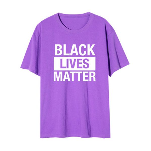 

Mens Letter T-shirts Womens Solid Color Summer Tops BLACK LIVES MATTER Youth Summer New Trendy T-shirt Men Casual Top Hot Style