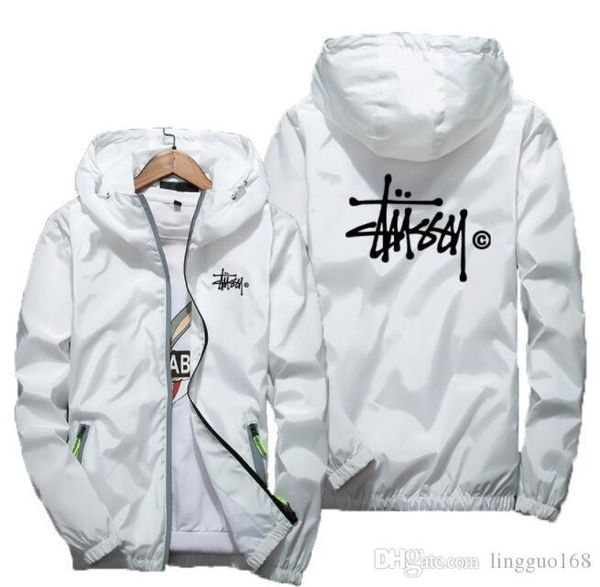 

fashion brand mens jackets coat autumn designer hooded jacket with letters windbreaker zipper hoodies for men sportwear clothes, Black;brown