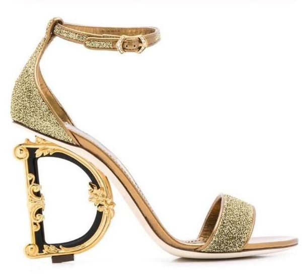 

woman sandals summer open toe strange heels shoes 2019 runway ankle strap high heel sandals ladies gold heels gladiator sandals, Black