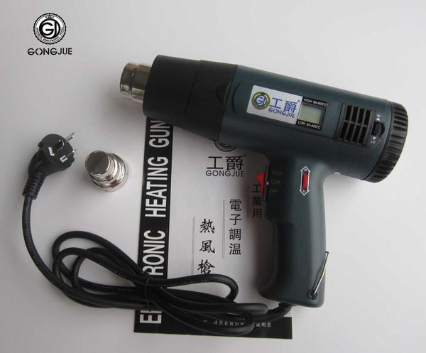 

220v 2000w air gun temperature controlled heat gun soldering shrink wrapping thermal power tool gj-9a20lcd