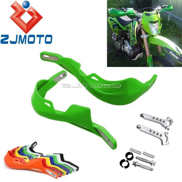

7 цвет off road 7/8 "1-1 / 8" кисть handguards мотокросс байк 22 28 мм ручные охранники аппаратное крепление комплект для klr klx kx