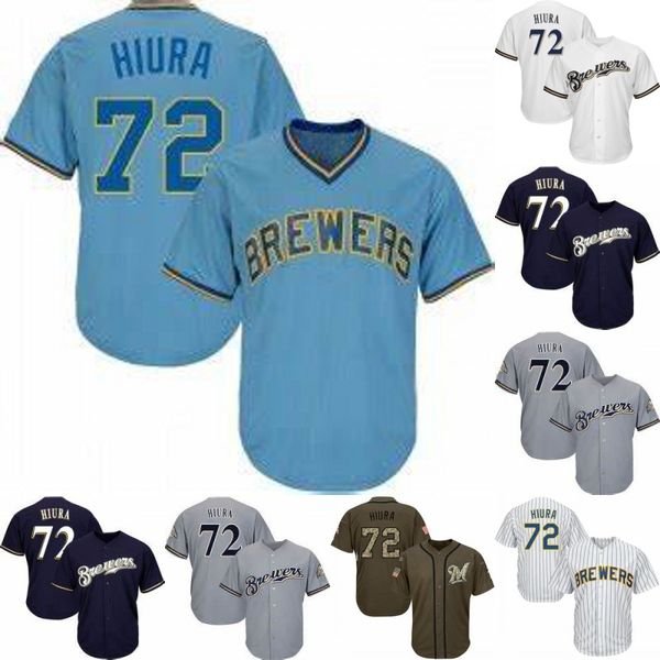 

Youth #72 Keston Hiura Jersey Milwaukee Best Seller Keston Hiura Brewers 100% Stitched Baseball Jerseys Free Shipping