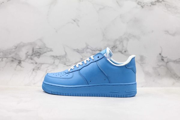 

new 1 white 1s mca university blue f0rces mens designer shoes for men sports womens air designer sneakers chaussures off trainers size 11