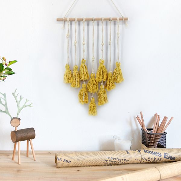 Tapestry Handmade Tassel Macrame Hanging Decorations Bohemian