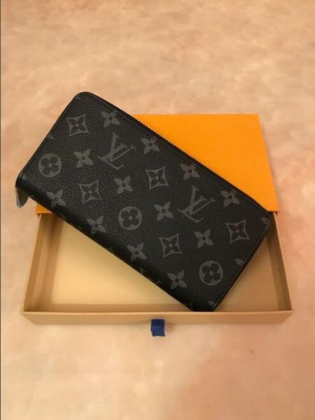 

Лучшее качество 2019 мужской бренд классический роскошный кошелек случайные корот