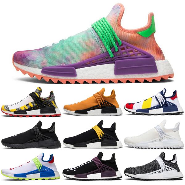 

Human Race Running Shoes BBC Cream Black Nerd Equality Solar Pack Tie-dye Oreo Women Mens Trainer Sports Sneakers 36-45