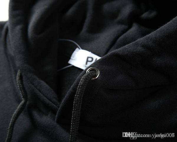 

2016 autumn new japanese fashion brand red heart love thin section sweater men and women lovers cotton casual jacket, Black