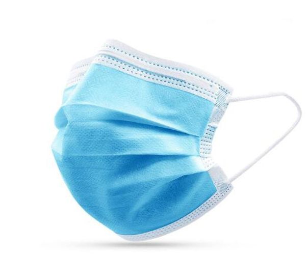 

in stock antiflu disposable 3 layer ply filter anti-flu face masks dust bfe-n95 meltblown mouth mask