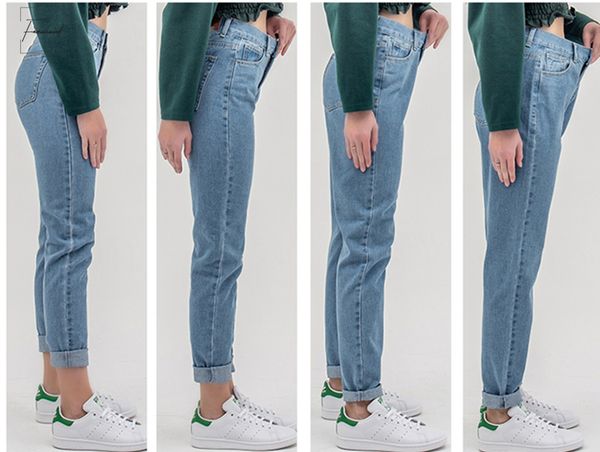 

жан женщина мама джинсы бойфренда для женщин с высокой талией push up для женщин больших размеров джинсы denim 5xl 2019, Blue