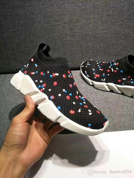 

trainer fashion men women designer black white mens trainers casual sock shoes runner bll18032517