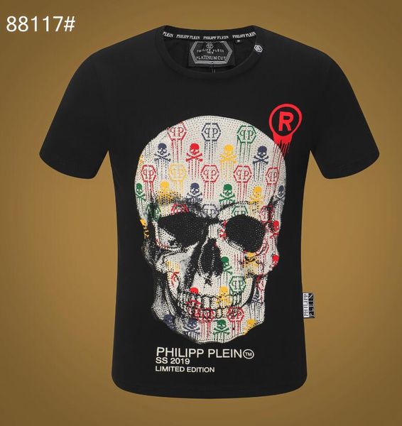 2019 Бренд Дизайн Summer Street Wear Европа Мода Мужчины Высокого Качества Хлопка Футболка