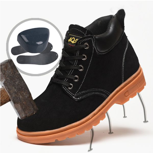 

sagace warm men boots spring autumn and winter man shoes ankle boot men's snow shoe work plus size 39-46, Black