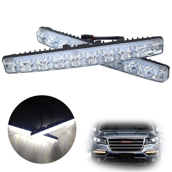 

led car light luces para auto acessorio carro daytime running light focos led automovil voiture lampada drl for cars coche 12v