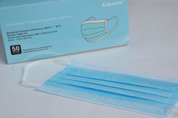 

ups breathable disposable with large stock loop mask anti-pollution delivery elastic ply protective 3-7 fast 3 for blocking dust ear cwul