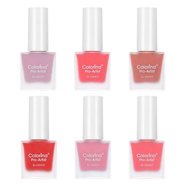 

make up liquid blusher sleek silky paleta de blush color lasts long 4 color natural cheek blush face contour make up