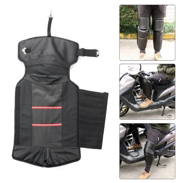 

motorcycle knee pads pu leather windproof leggings knee pads windproof warm motorcycle electric car warm thick kneepads