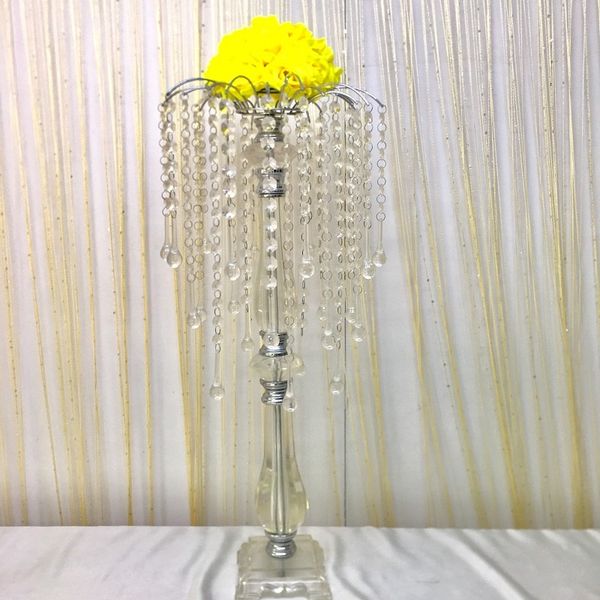 

10pcs)new design crystal flower stand table centerpiece for wedding senyu2437
