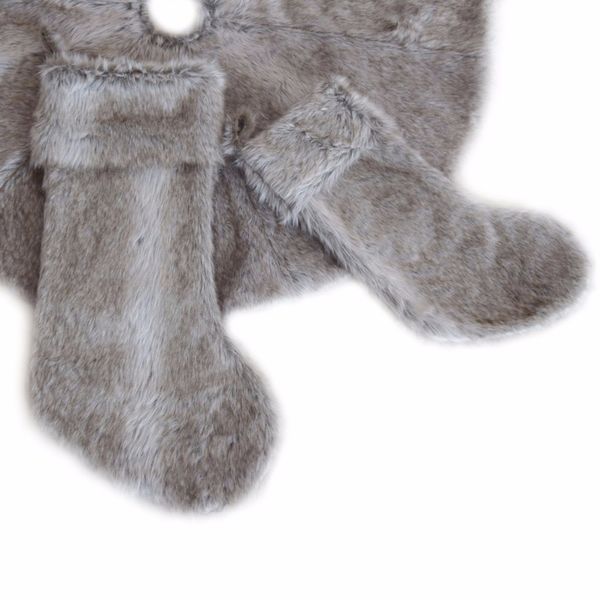 

extra big socks luxurious faux fur socks fashion decoration christmas stocking
