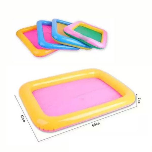 

indoor magic play sand children toys mars space inflatable sand tray accessories plastic mobile table random color