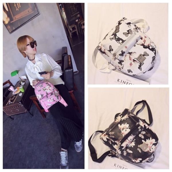 ladies floral backpack