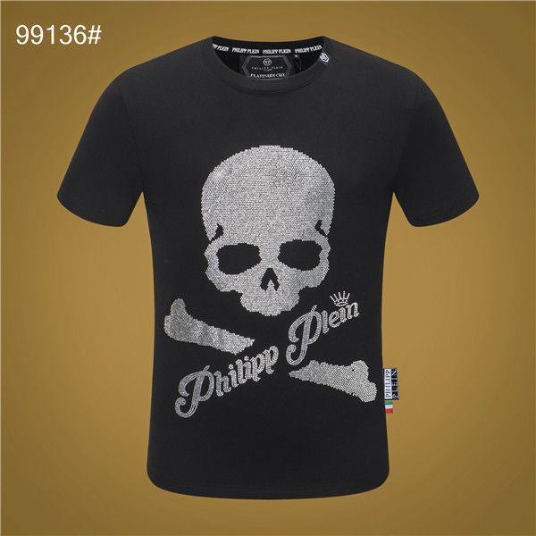 

mens designer t shirts fashion designer mens clothing summer casual streetwear designer t shirt rivet cotton blend crew neck short sleeve a1, White;black