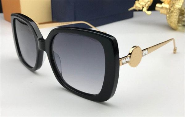 

new fashion designer sunglasses 1091 square frame legs with crystal diamond generous simple style uv400 protection eyewear, White;black