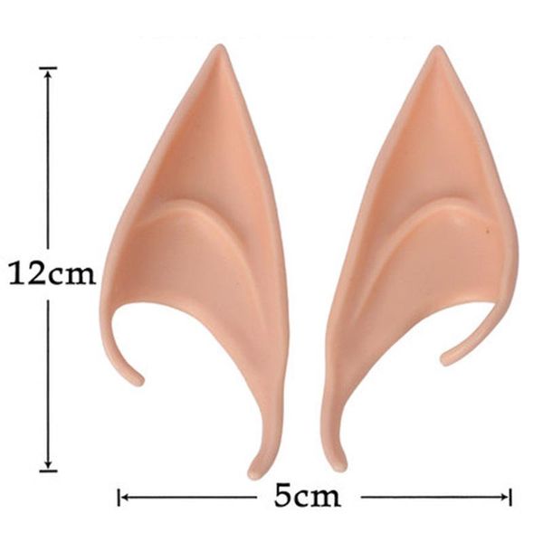 

mysterious angel elf ears cosplay accessories halloween party latex soft pointed prosthetic tips false ears decor