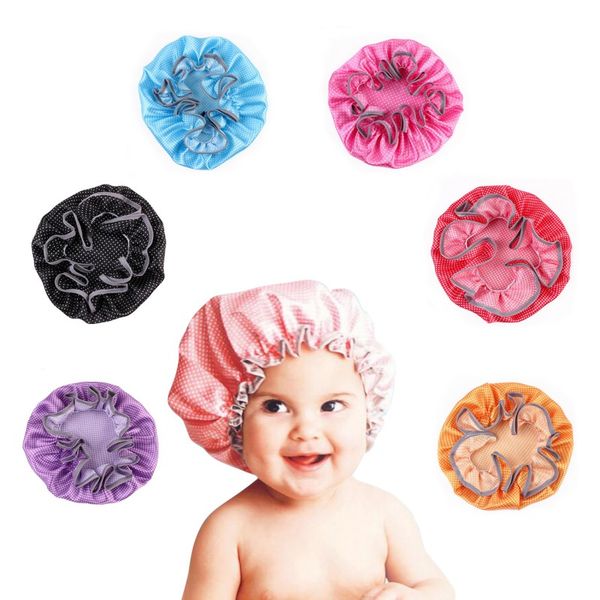 

baby shower cap ванна эластичность младенца защита водонепроницаемая уход детский чехол hat cap шампунь