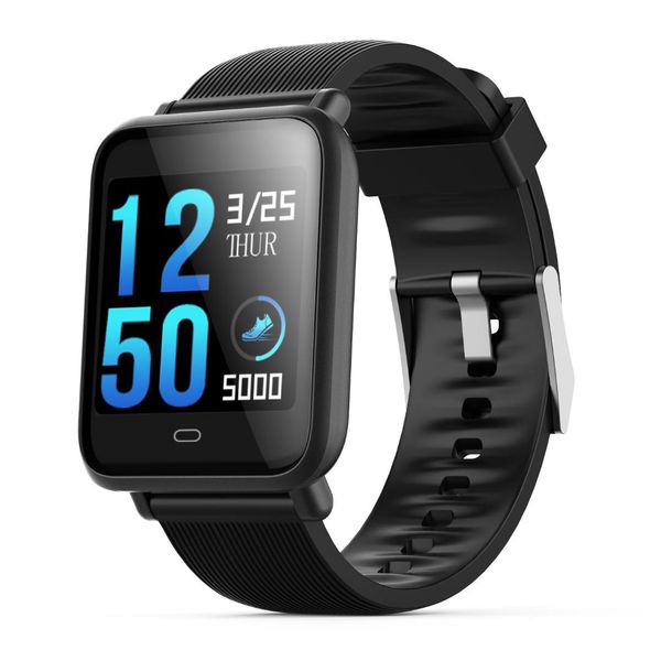 

Q9 SmartWatch с монитором сердечного ритма часы артериального давления Smart Watch поддержк
