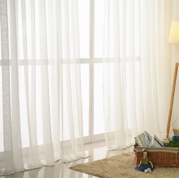 

curtain & drapes cross gauze window cotton white material pure