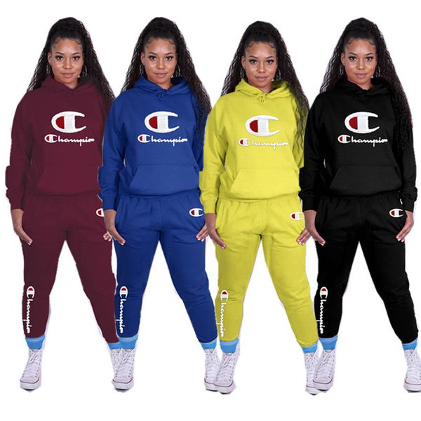 women's champion hoodie and pants set