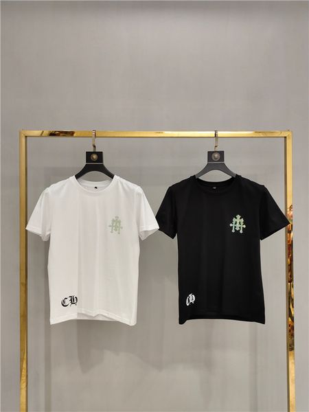 

mens t shirts cotton men women t shirt letters printing tee hip hop streetwear fashion casual polo t shirt2, White;black