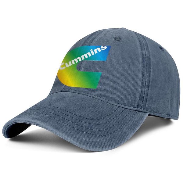 

cummins power denim baseball cap golf design your own team trendy hats logo gay pride rainbow, Blue;gray