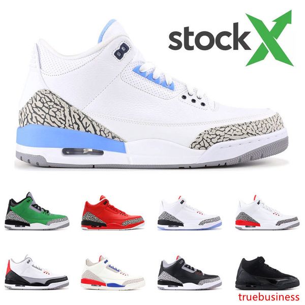 

stock x 2020 new men basketball shoes 3s unc katrina black cement tinker grateful tinker throw sports sneaker size 7-13