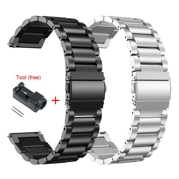 

metal strap for huawei watch gt2e / gt2 46mm honor magic 2 smart band bracelet stainless straps for gt 2e wrist band correa, Black;brown