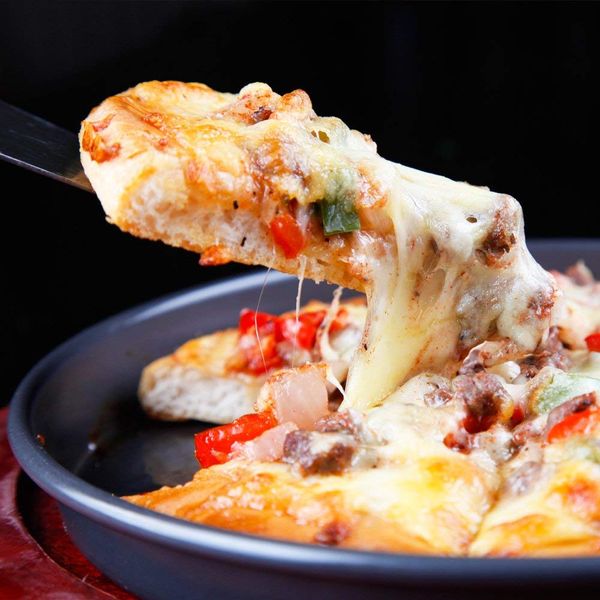 

pizza stone pizza baking mold round deep dish pizza pan tray plate non-stick mold baking tool baking mould pan pattern