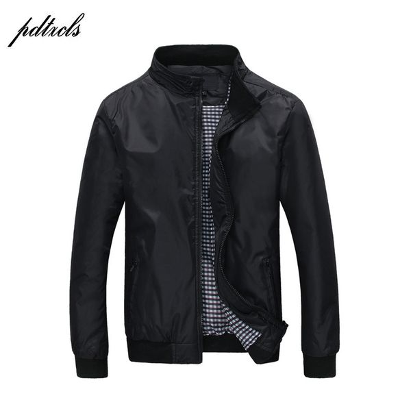

fashion mens thin spring autumn jackets casual fashion england style jacket wind-proof rain-proof jackets big size(m-5xl, Black;brown