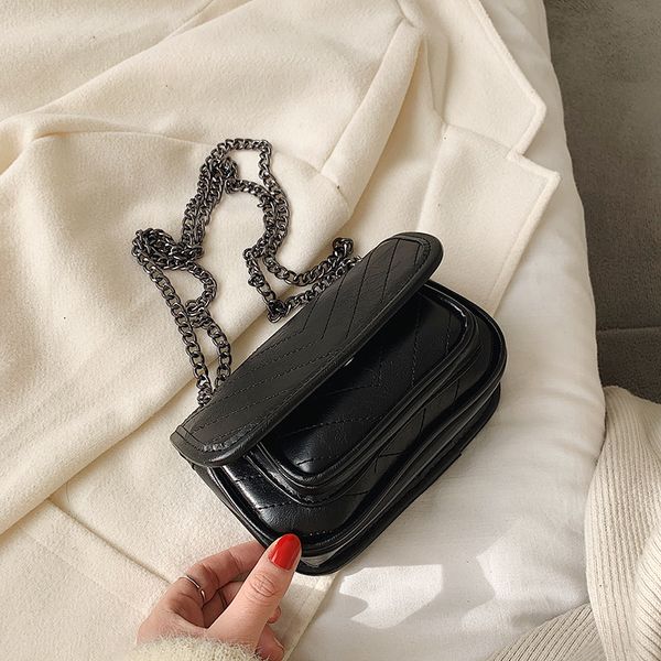 

small bag female 2020 new korean fashion chain shoulder messenger bag wild small square