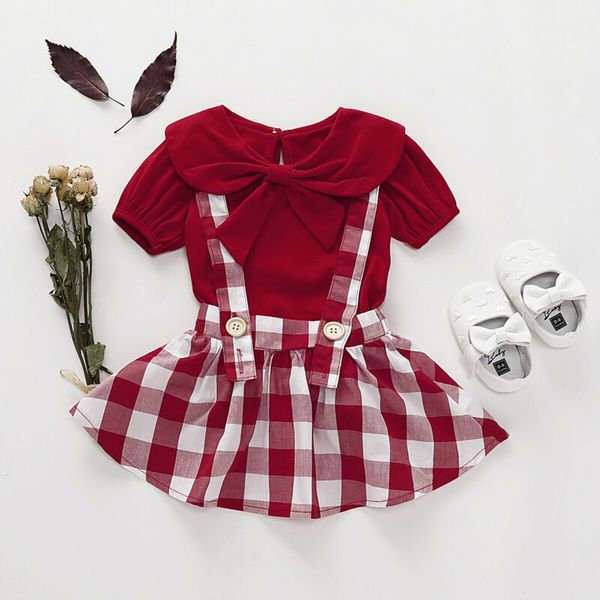 

зима рождество новорожденный kid baby girl верхняя юбка подвески платье outfit 2pcs set, Pink;blue
