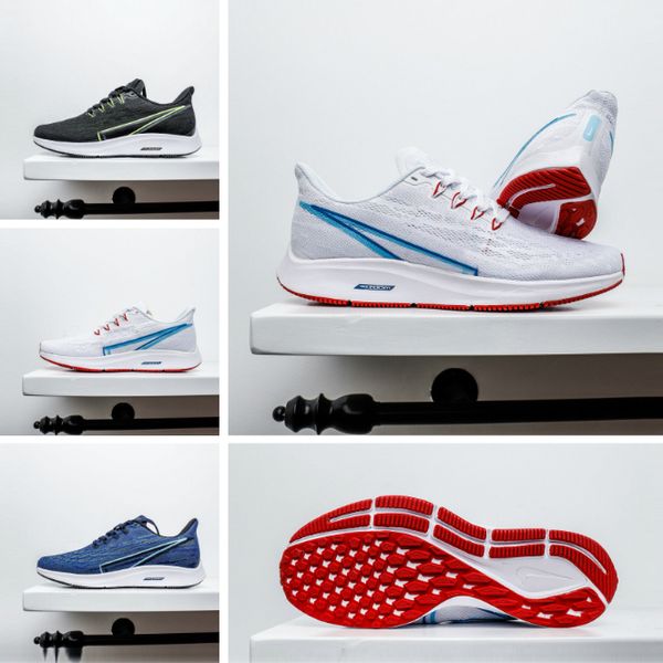 

увеличить кроссовки pegasus 36 turbo зеленый hyper джейд фиолетовый тройной черный полезность run прогулки спорт теннис кроссовки мужские тр, Black