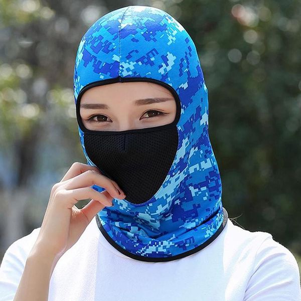 

hobbylane cycling sunscreen head cover breathable windproof head face neck cover for outdoor, Black