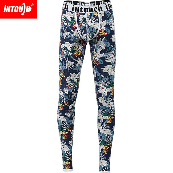 

brand thermal underwear long johns men thermal underwear sleep bottom pants winter fashion leader intouch free, Black;brown