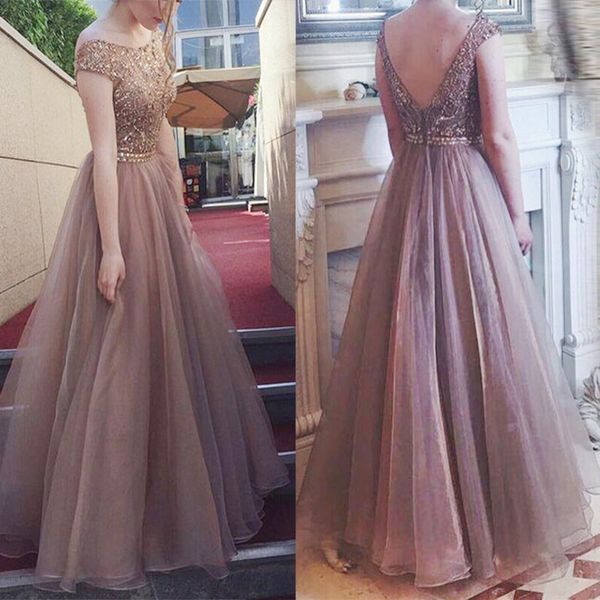 

chiffon gown smocked waist dress women ladies backless sleeveless fluffy apricot fashionable, Black;gray
