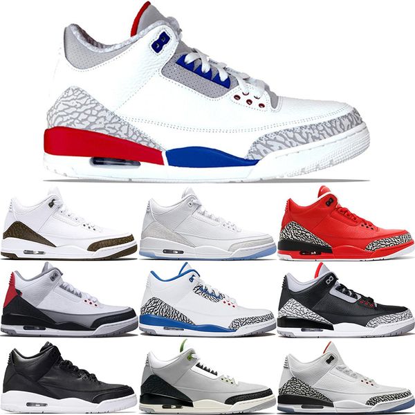

black white cement iii basketball shoes mocha tinker pure white true sport blue wolf grey red mens trainers sports sneakers 40-47, White;red