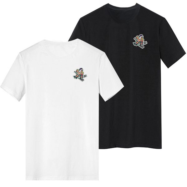 

mighty ducks tshirt 2020 лео Ѭђкава Ѭђбаки ве еѬнй белй ѬазмеѬ s - 3xl blank t shirt, Black